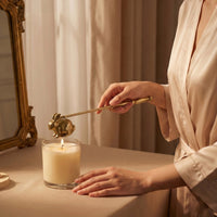 Candle Snuffer with Rabbit Head Brass Candle Snuffer Elegant for Dinner Settings