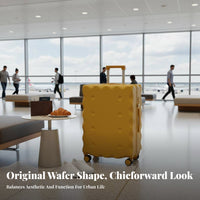 crackerTextured Luggage Telescopic Handle Trolley Case TSA Approved Lock