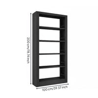 Steel Library Bookshelf Heavy Duty Freestanding Archive Shelving Sturdy Construction Multi-Tier File Shelf for Students, School Administrators, Study