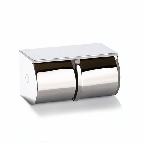 Bathroom Tissue Holder with Shelf Waterproof Hardware Modern for Bathroom