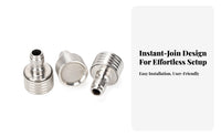 Multi-Purpose 1/4 Inch Quick Connect Spray Nozzle 1/4 Inch Quick Connect Nozzle Easy Installation for Plant Watering