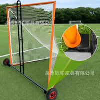 Heavy-Duty Steel Hockey and Soccer Goal Trailer with 8-Inch Wheels
