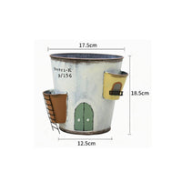 Castle Planter Drainage Hole Home Decor