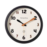 Modern Minimalist Wall Clock for Living Room and Bedroom, Silent, No Drilling Required, Wall-Mounted