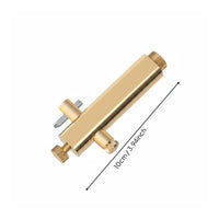 Purfling Knurled Grip Instrument Making Tool Brass-Colored for Luthiers