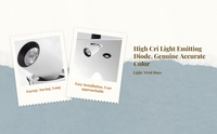 Rotatable LED ceiling spotlight