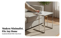 C-Frame Accentuate Table Space-Saving C-Shaped Side Table Easy to Clean Scrape Resistant for Living Room, Small Areas