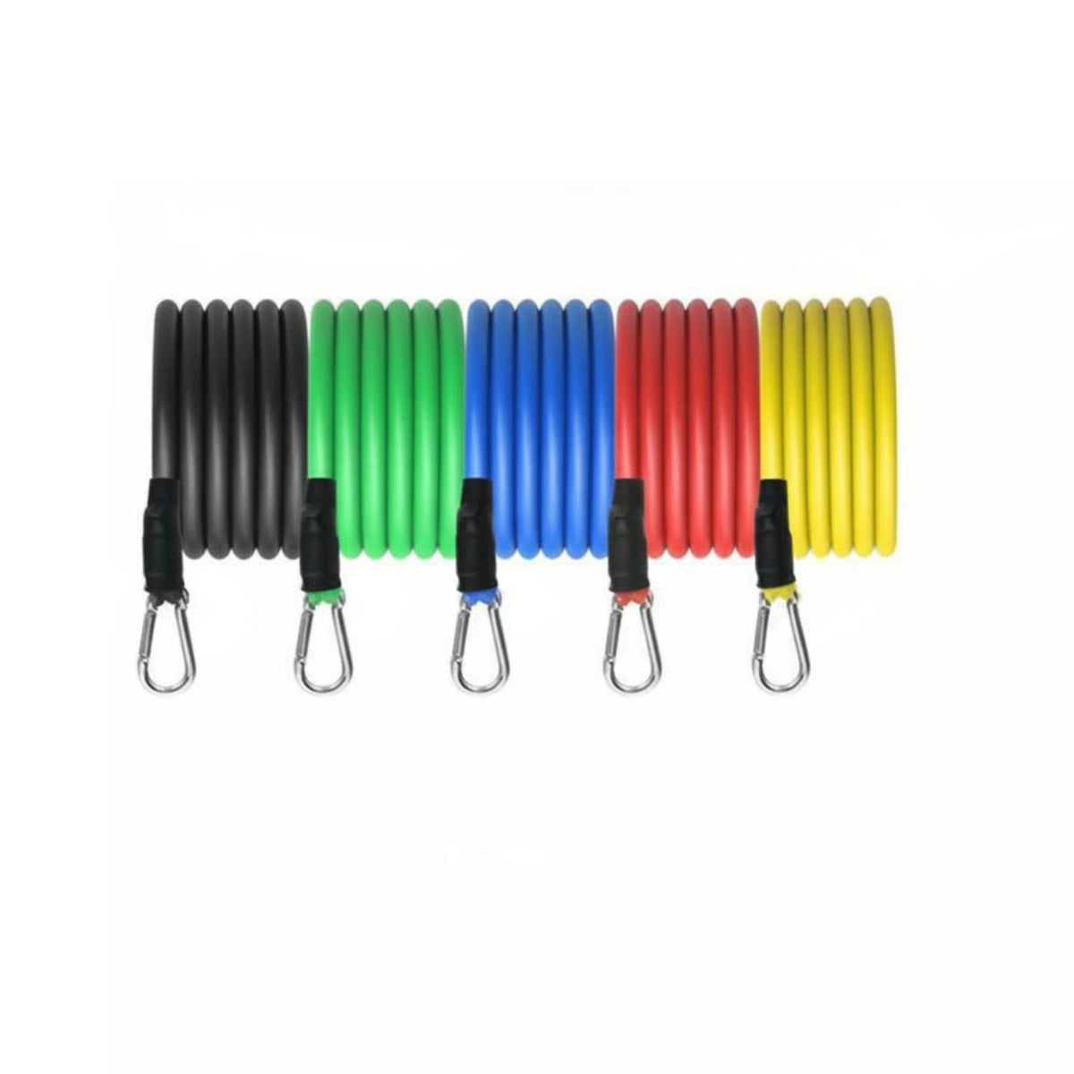 11 Pieces 11 Piece Resistance Tube Set Portable Home Gym Resistance Bands Set