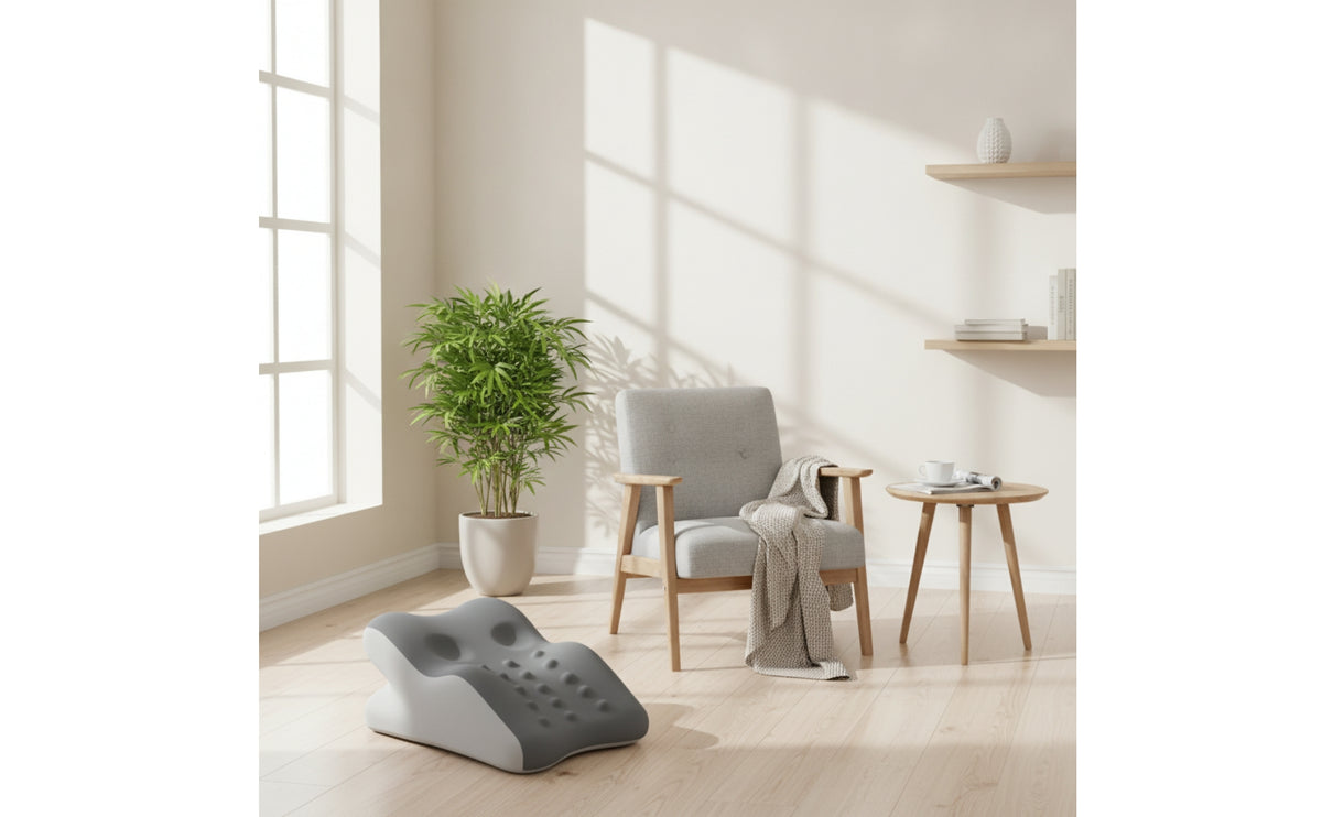 Prone Pillow Breathable Wedge Pillow with Contoured Surface Compact Support Cushion for Readers