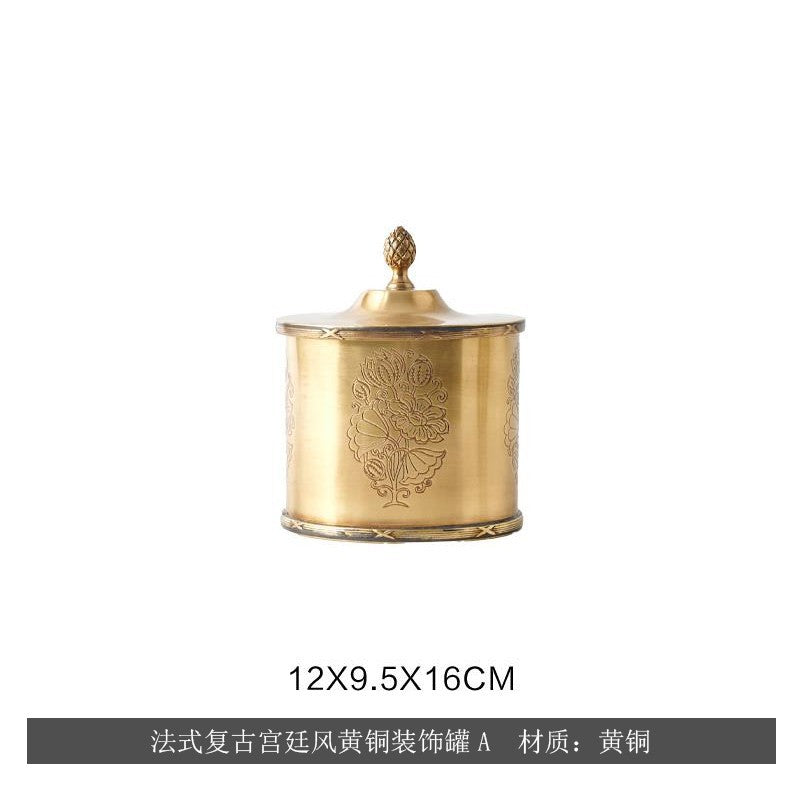 12-9-16cm Brass Jar
