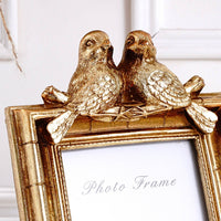 Bird Photo Frame Tabletop Display Vintage Photo Frame Decorative Finish