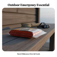 Heat Reflective Emergency Sleeping Bag Compact Thermal Survival Bag Tear-Resistant for Climbers, Outdoor Enthusiasts, Hiking, Mountaineering