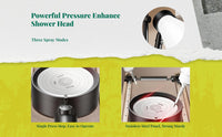 304 stainless steel high-pressure shower