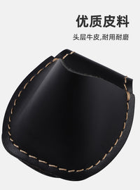 台球巧克粉袋台球杆配件时尚轻奢牛皮壳粉套收纳巧克粉袋台球用品