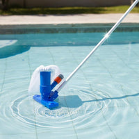 Jet Suction Pool Cleaner Portable Cleaning Supplies Aluminum Pole