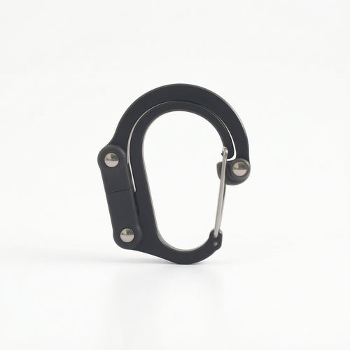 360 Degree Swivel Carabiner Clip Rotatable Carabiner with Rotating Hook Compact Hardware D-Loop for Campers, Hikers, Backpackers, Camping, Hiking, Backpacking