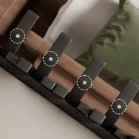 Piano Key Coat Rack Modern Design Wooden Flip down Hook Rack Multi-Functional
