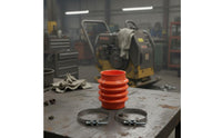 Bellows Sleeve with Clamps Shielded Corrugated Dust Sleeve Debris Protection Vehicle Parts for Maintenance, Repair