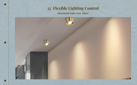 LED Brass Spotlight, Dimmable