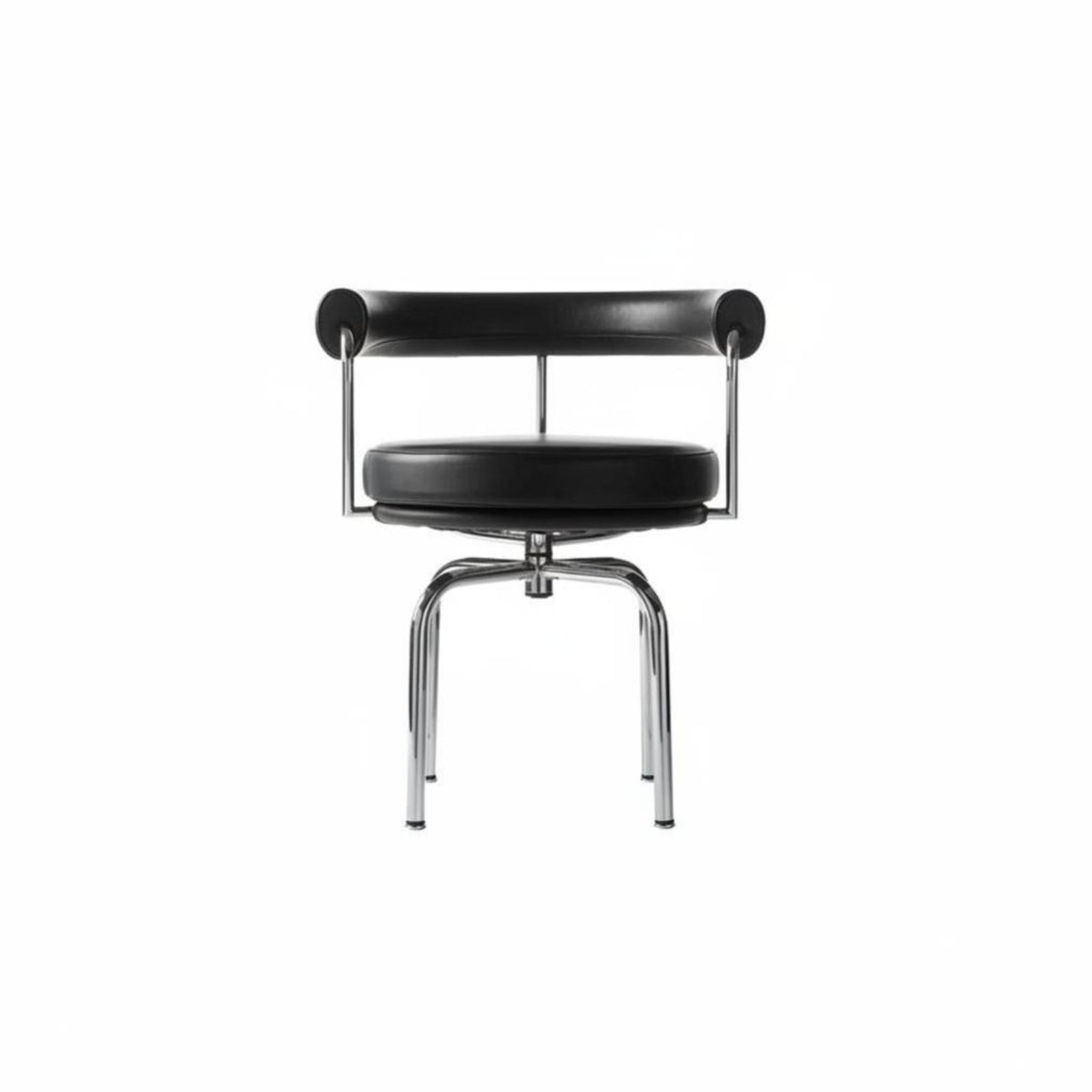 cylindrical Frame rotating Armchair Modernist Inspired Design Indoor Furniture for Study