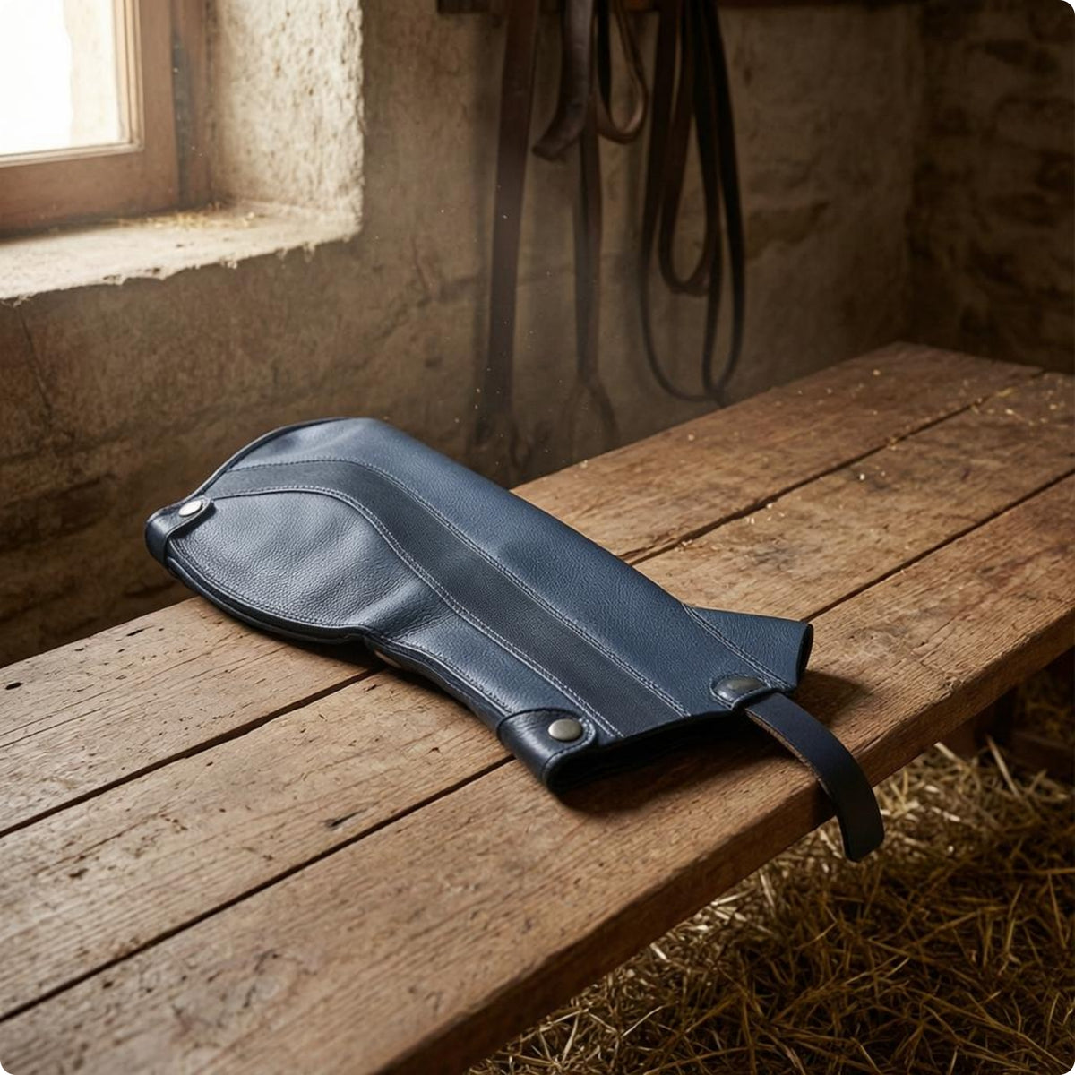 Equestrian Boot Cover Snap Closure Leg Gaiter Defensive