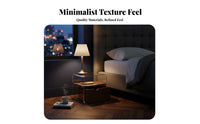 Single-Drawer End Table with Shelf 20th-century20th-century-era modern Modern Design Nightstand