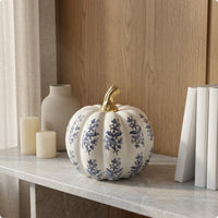 Tabletop Pumpkin Ornament Fall Theme for Living Room