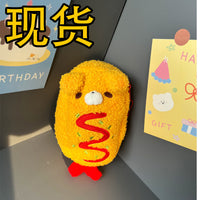 炸虾酥脆小狗毛绒笔袋可爱少女心小众高颜值ins学生收纳小众笔袋.