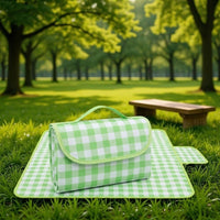 Picnic Blanket and Camping Mat with Floral Pattern, Large Waterproof Mat for Beach Use, 200cm x 200cm Foldable Camping Blanket, Kids Picnic Mat