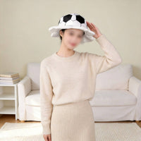 Soccer-Head Hat Funny Soccer Ball Hat Reusable Fuzzy Football Cap for Stage Performance