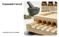 Wooden Rolling Board Makes Uniform Manual Herbal Creator