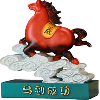 创意国潮马办公室装饰品桌面礼物生肖摆件新款马年礼品新年伴手礼