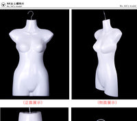 NK少女服装模特片连衣裙塑料胸模片泳衣服店展示架道具悬挂板假人.