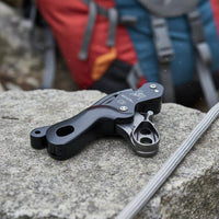 Single Plate Descender Lightweight Aluminum Alloy Descender Portable Outdoor Gear for Response Workers