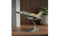 F-16I Sufa Model Realistic Paint Israeli F-16I Model Airplane Display Stand