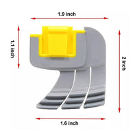 Long-Lasting Material Pool Cleaner Drive Shaft and Bearing Kit Improved Traction Cleaner Tire Track and Brush Set