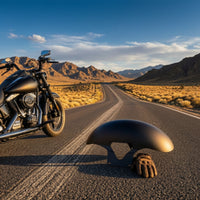 Motorcycle Front Mudguard Guarding with Predrilled Holes Motorcycle Front Mudguard for Motorcyclists