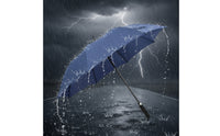 Water-Repellent Umbrella with Fiberglass Frame Automatic Open Large Windproof Umbrella Sturdy Huge for Golfers, Commuters, Daily Commute