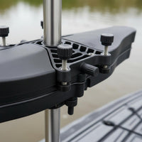 Kayak Motor Mount Bracket  Easy Installation Electric Electric Fishing Propulsion Unit Bracket Powder-Coated Finish Marine Equipment