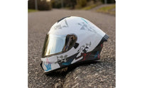 Full Face Helmet with Chin Guard | DOT Certified, Aerodynamic, full-coverage Helmet, for Daily Commuting