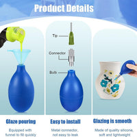 Ceramic Precision Applicator Glaze Applicator for Pottery Bottle Glaze DIY Clay Tool Set