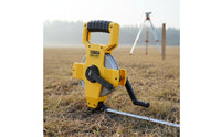 Wear-Resistant Exposed Reel Fiberglass Measuring Tape Non-Stretch Fiberglass Tape Measure High Strength Ergonomic Handle for Surveyors