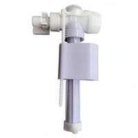 Wall-Mounted Toilet Cistern Fill Valve White Plastic Concealed Cistern Valve