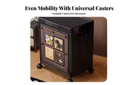 foldable Cabinet with casters Large Capacity for Closet, Renters, Parents