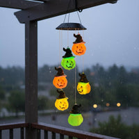 LED Creature Wind Chime Waterproof Outdoor Decor Decorative for Balcony