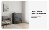 Minimalist Multi-Drawer Cabinet Large Capacity Multi-Compartment Credenza Modern Design sturdy Construction for Office Workers