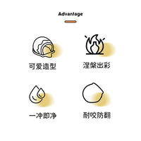 它适蜜罐打翻了仓鼠陶瓷窝金丝熊躲避屋食盆水壶睡窝夏季降温造景