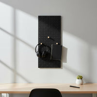 Rust-Resistant Stainless Steel Pegboard Heavy-Duty Metal Pegboard Easy Installation for Workshop, Garage