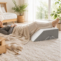 Adjustable Leg Angled Pillow Semicircular Cutout Angled Leg Pillow Sloped
