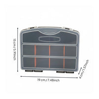 Multi-Use 10-Grid Compartment Box Easy to Organize Screw Organizer Box Portable Lightweight for Workshop